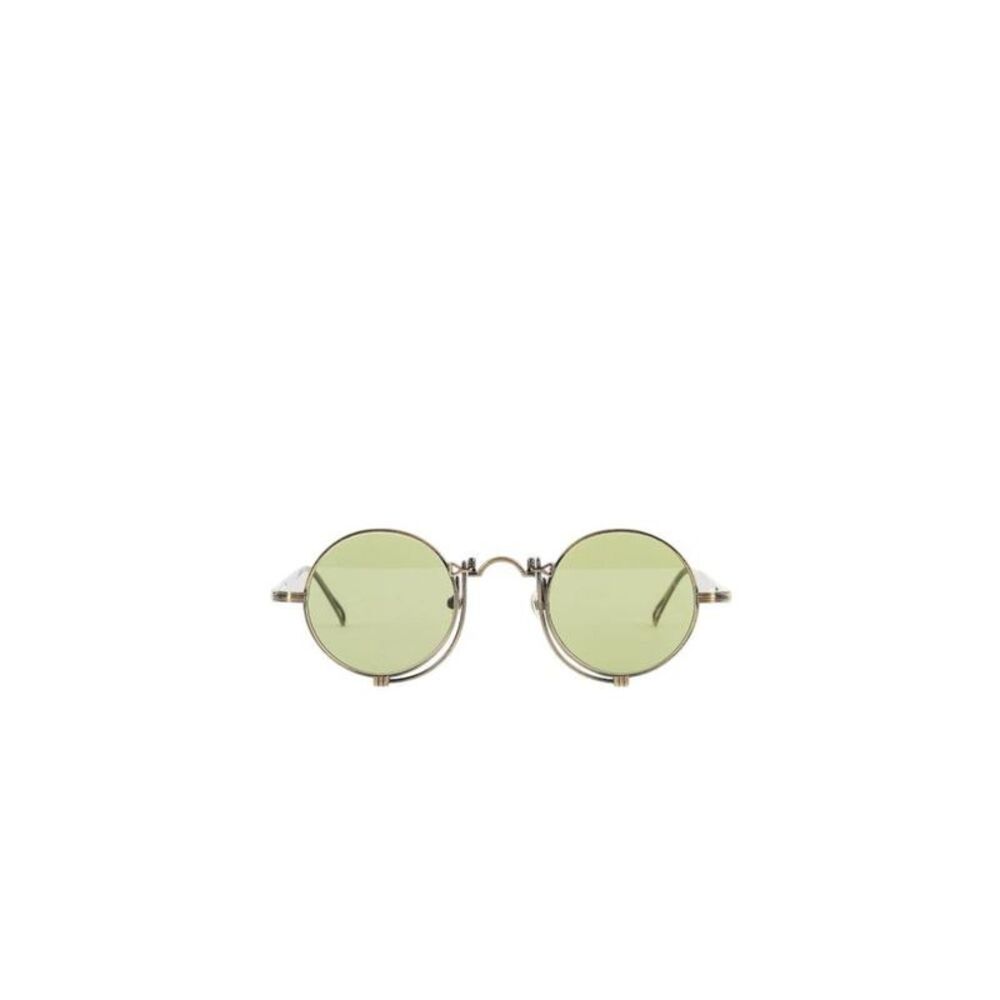 MATSUDA Artisan Round Metal Frame Sunglasses Women GREEN